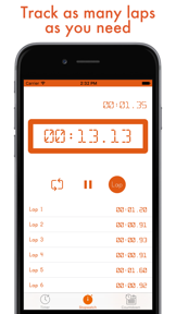 Chrono MAX - timer, stopwatch & countdown together screenshot