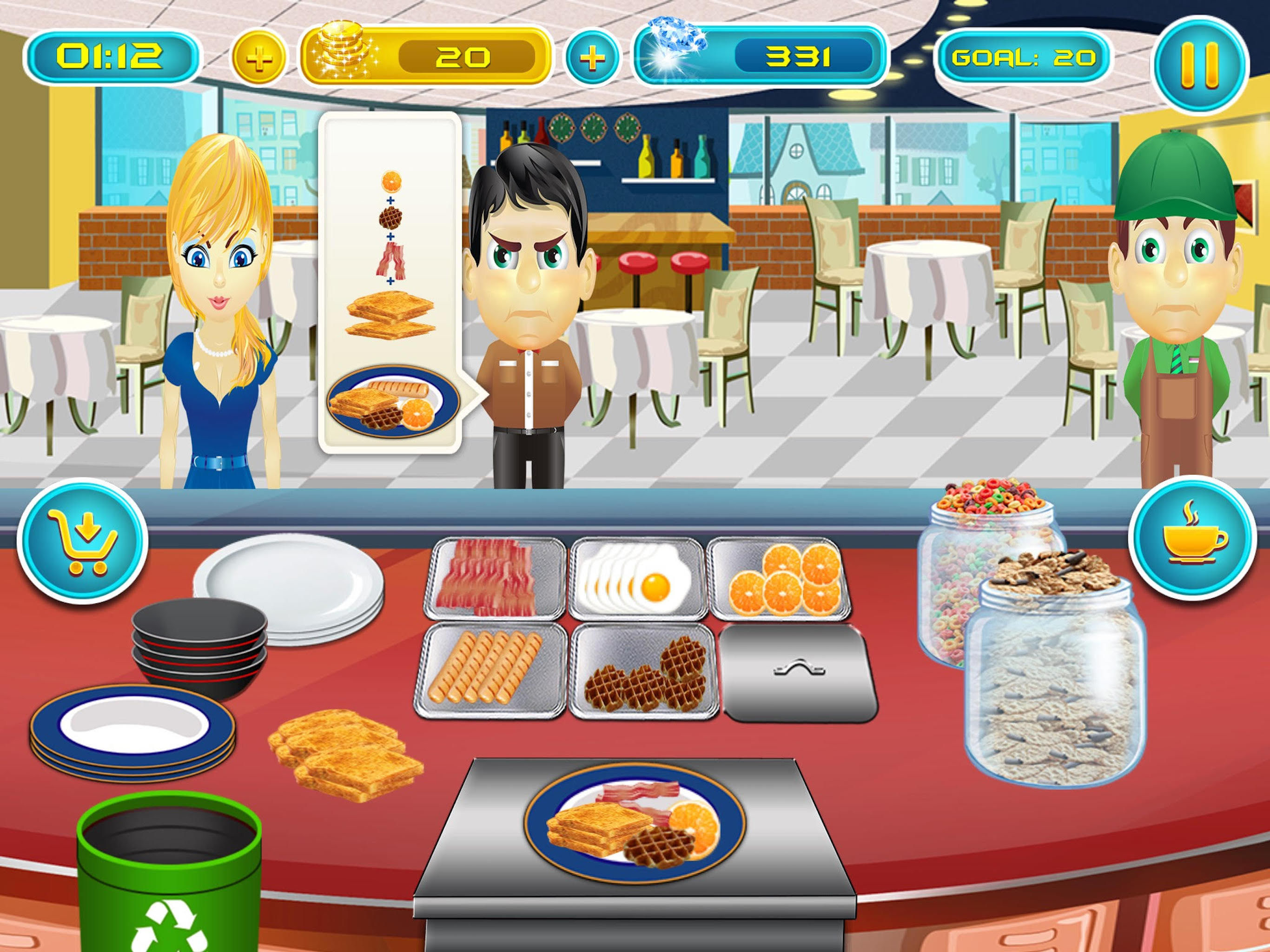 Breakfast Cooking Mania: Master Chef In Restaurant