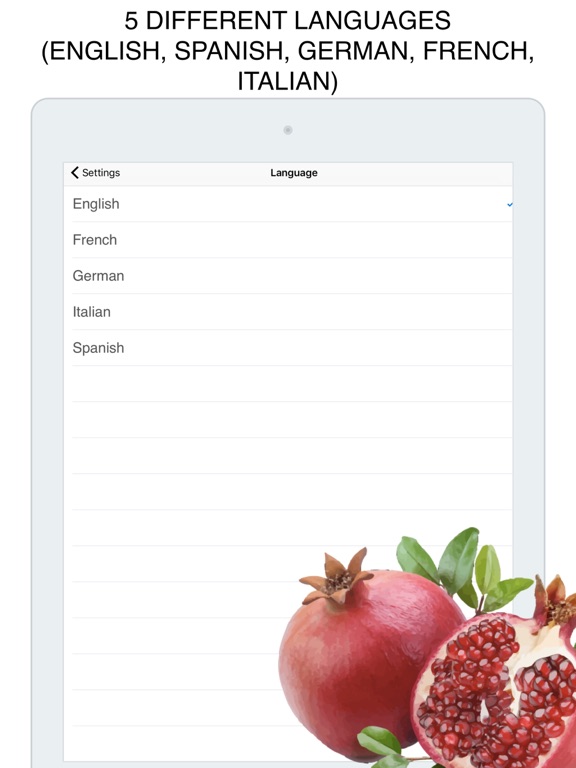 Screenshot #6 pour Fruits Cartes Flash pour bébé et préscolaire
