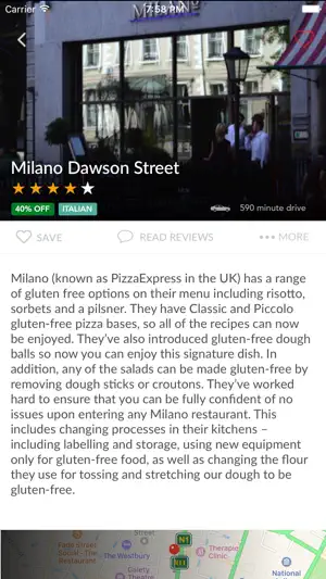 Dealiac - Find Gluten Free Restaurants screenshot 2
