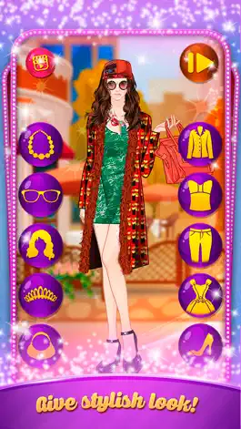 Game screenshot Стильные зимние пальто: Модная одежда для леди apk