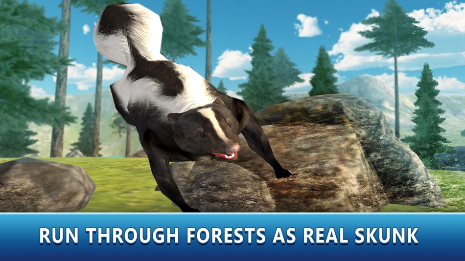 #4. Wild Skunk Simulator 3D (iOS) 由: Tayga Games OOO