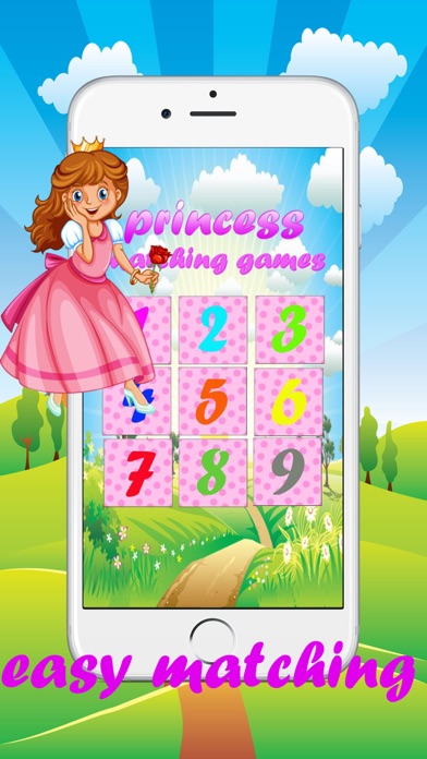 princess matching games 王女 記憶力 無料で遊べるゲームのおすすめ画像1