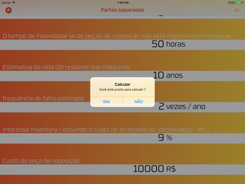 Spare Parts Calculator screenshot 4