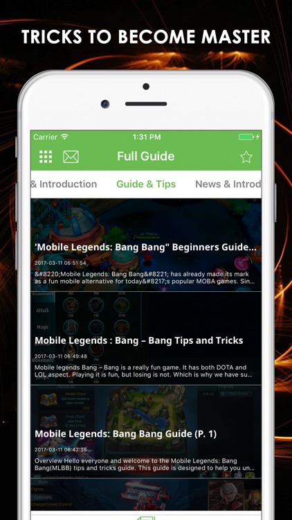 Guide for Mobile Legends: Bang bang