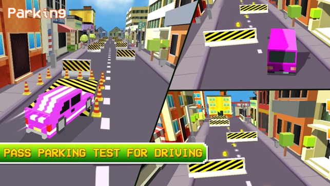 Blocky Car Parking & Driving Sim Simulator 2017(圖4)-速報App