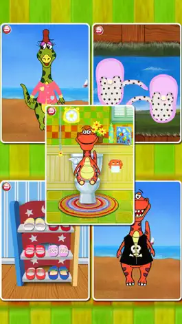 Game screenshot Dino Bath & Dress Up -FREE games for girls & boys mod apk