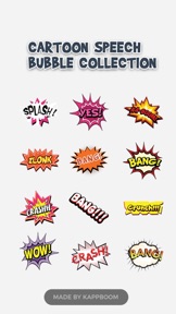 Cartoon Comic Stickers screenshot