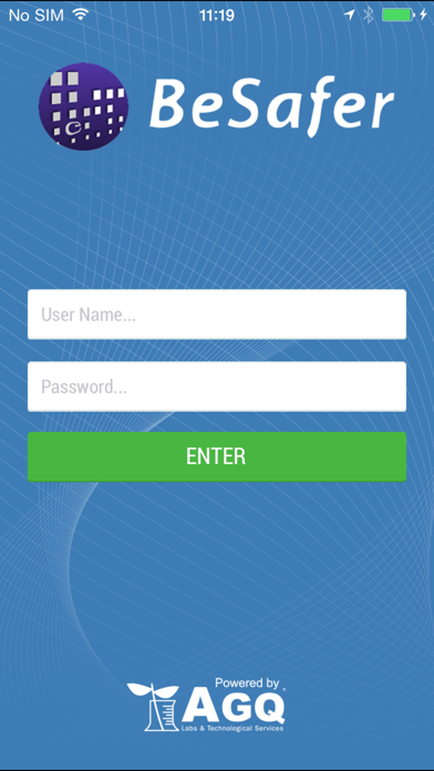 Screenshot 1 of BeSafer App