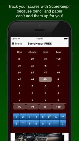 Game screenshot Score Keeper FREE mod apk
