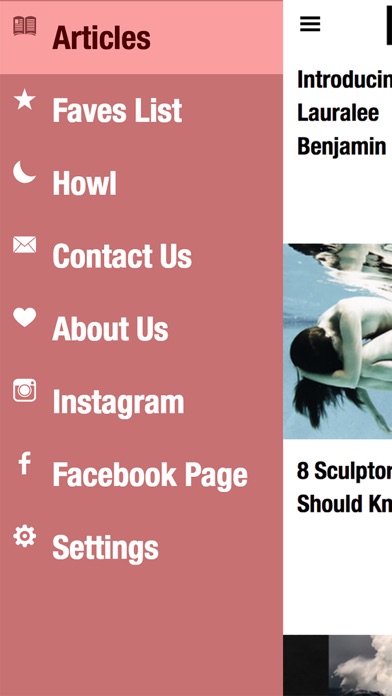 Screenshot 1 of Howl Magazine App