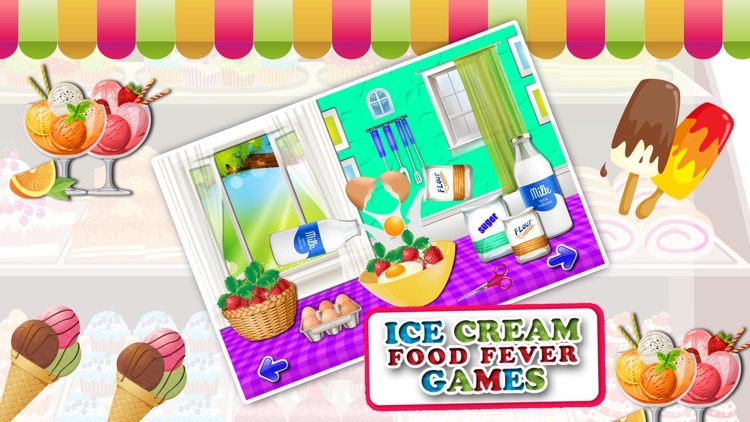Ice Cream Food Fever Games screenshot-3