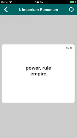 Game screenshot Lingua Latina 1 Flash Cards hack