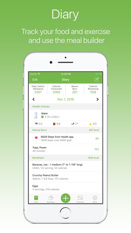 MooveFit - Calorie, Activity and Weight Tracker