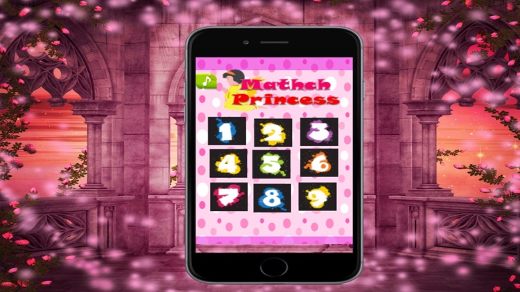 Princess adorable Princesss number matching game by Anonpong Tienthanakul