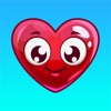 ハート絵文字 - テキスト メッセージのための愛の絵文字ステッカー - iPadアプリ