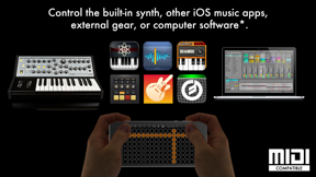 Arpeggionome for iPhone | matrix arpeggiator screenshot
