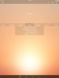 Sunrise Sunset Info ipad bilder 0