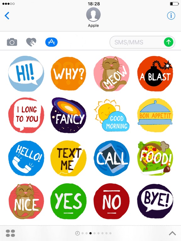 Screenshot #6 pour Fun Stickers Words