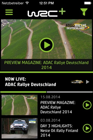 Rally TV screenshot 2