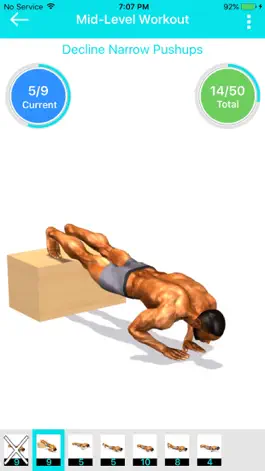 Game screenshot Chrono PushUps: 3D Trainer apk