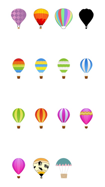 Air Balloons Eight Sticker Pack