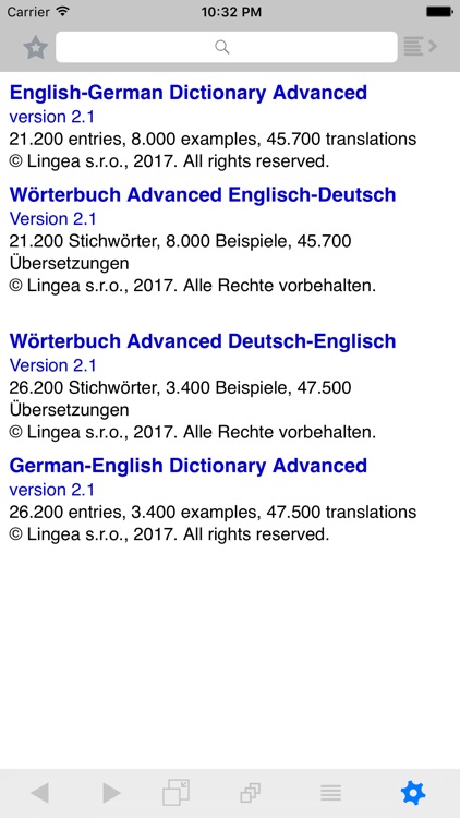 Wörterbuch Englisch-Deutsch Lingea
