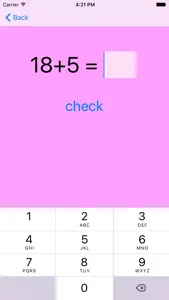 Maths Plus - test your adding skills screenshot #3 for iPhone