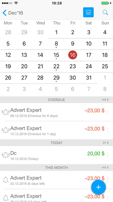 Cash Organizer iPhone screenshot