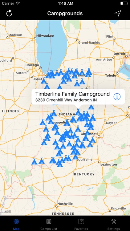 Indiana – Campgrounds & RV Parks
