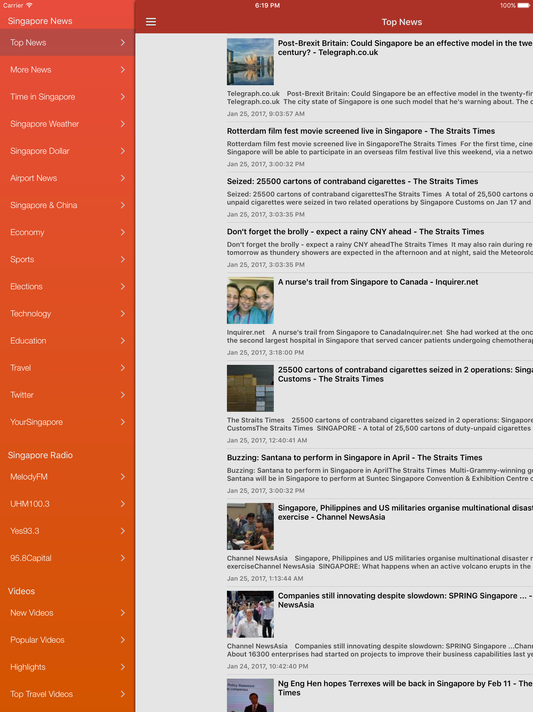 Singapore News & Radio Free Edition