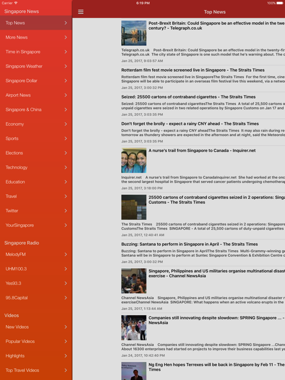 Screenshot #4 pour Singapore News & Radio Free Edition