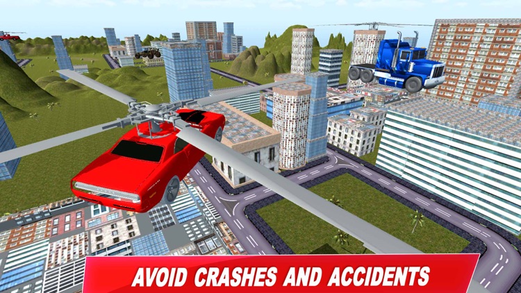 Futuristic Flying Car Drone Robot Wars screenshot-3