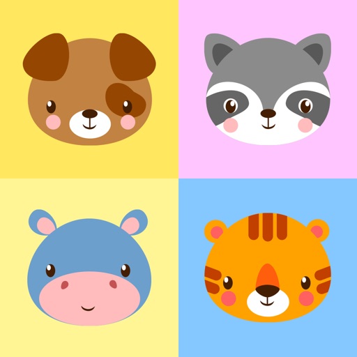 Animal Cards Matching Puzzle Games for Kids iOS App