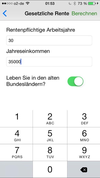 Screenshot #2 pour Rentenrechner