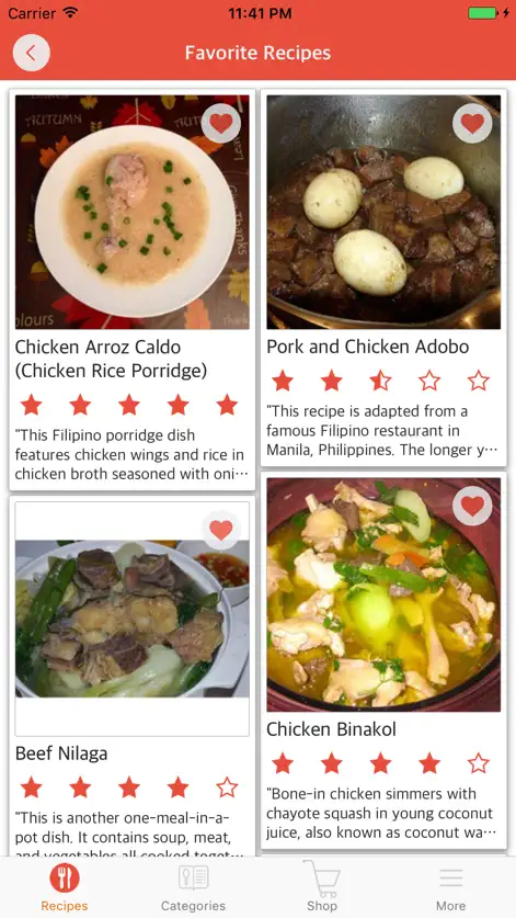 Filipino Cuisine: Easy and Delicious - App de Comida y bebida | MWM