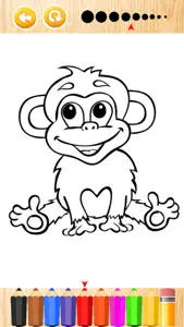 Animal in farm coloring book games for kids screenshot #3 for iPhone