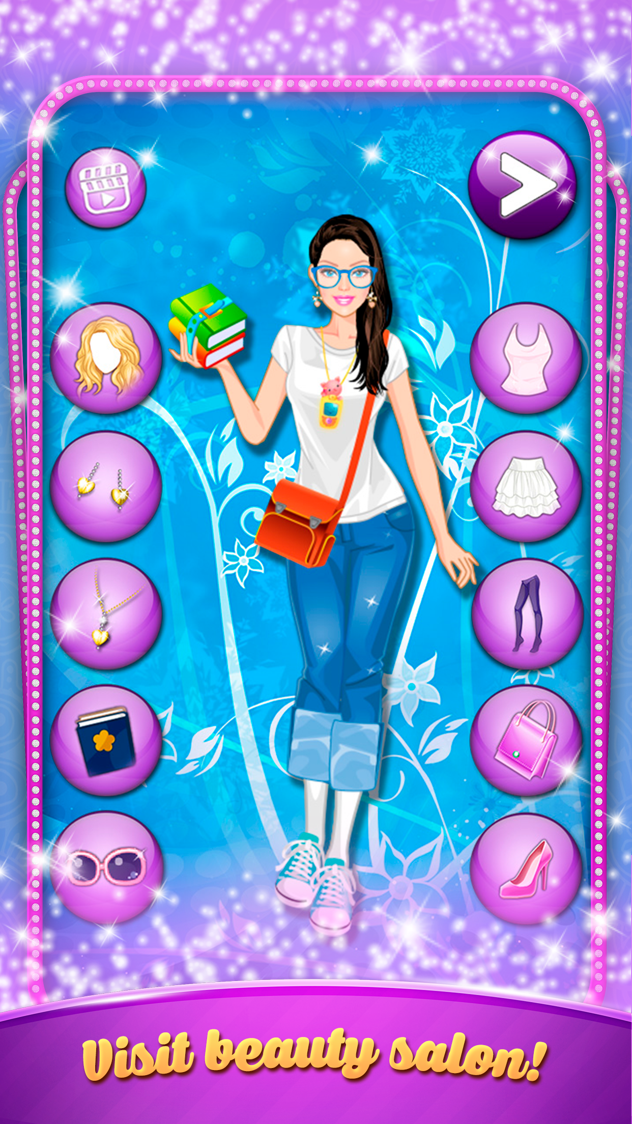 Student Style - Dress Up Game for Girls screenshot 3