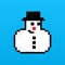 The snowman is on his way