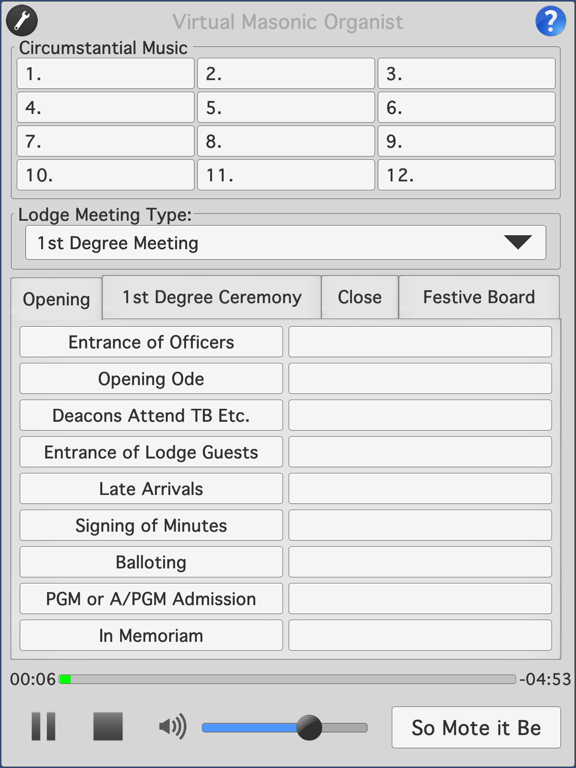 Screenshot #4 pour Virtual Masonic Organist