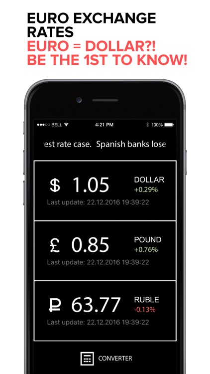 EURO exchange rate. EUR to USD, GBP, RUR. Pro