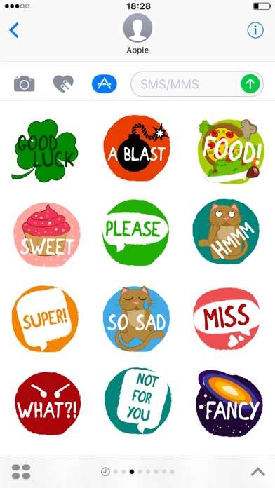 Screenshot #3 pour Fun Stickers Words
