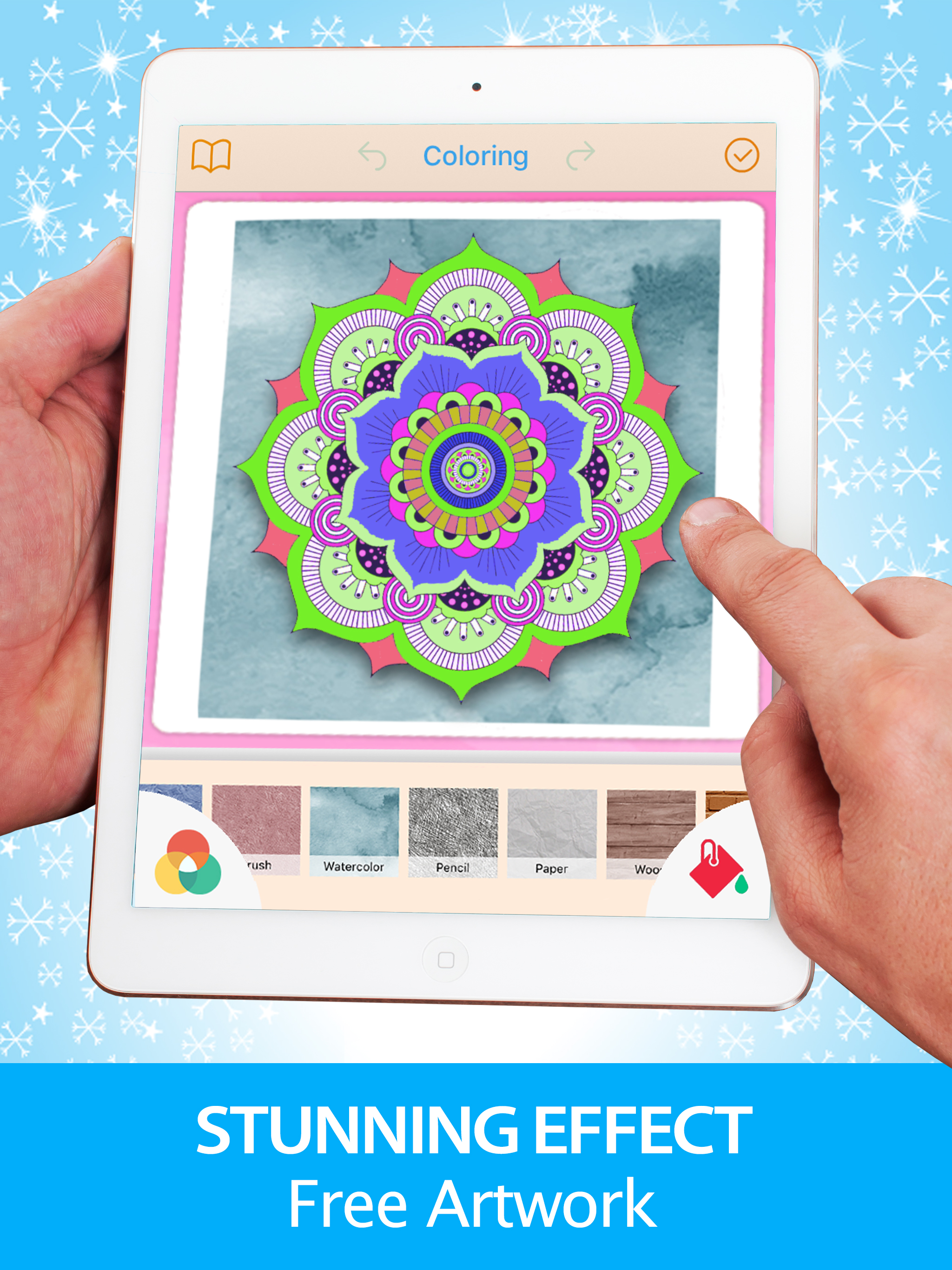Coloring Book for Adults Mandala Color Therapy screenshot 8