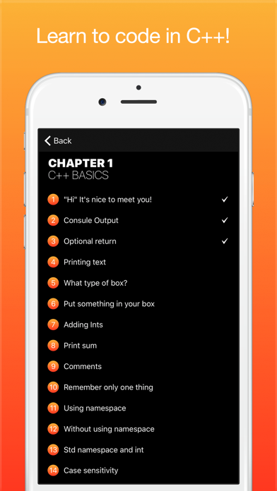 Screenshot #1 pour Learn C++ Programming