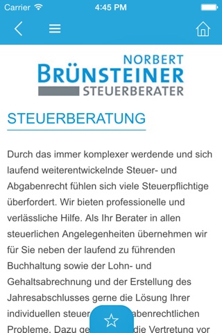 NORBERT BRÜNSTEINER STEUERBERATER screenshot 4