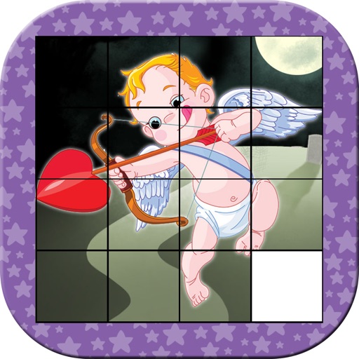 Angel Slide Puzzle Kids Game iOS App