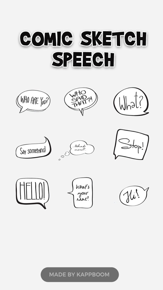 Comic Sketch Speech - 1.0 - (iOS)