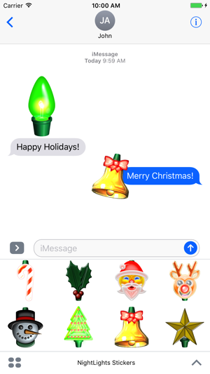 NightLights Christmas Stickers