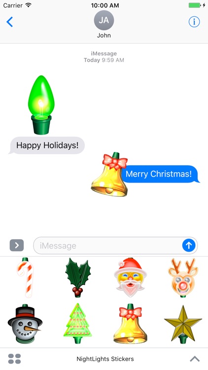 NightLights Christmas Stickers