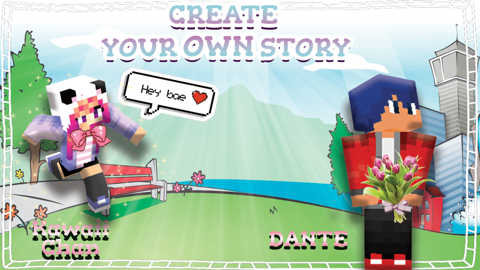 Cute Couple Dante & Kawaii Skins For Minecraft PE - 1.0 - (iOS)